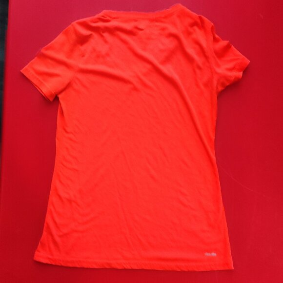 Adidas Climalite Ultimate Tee orange men's size S - Picture 3 of 5